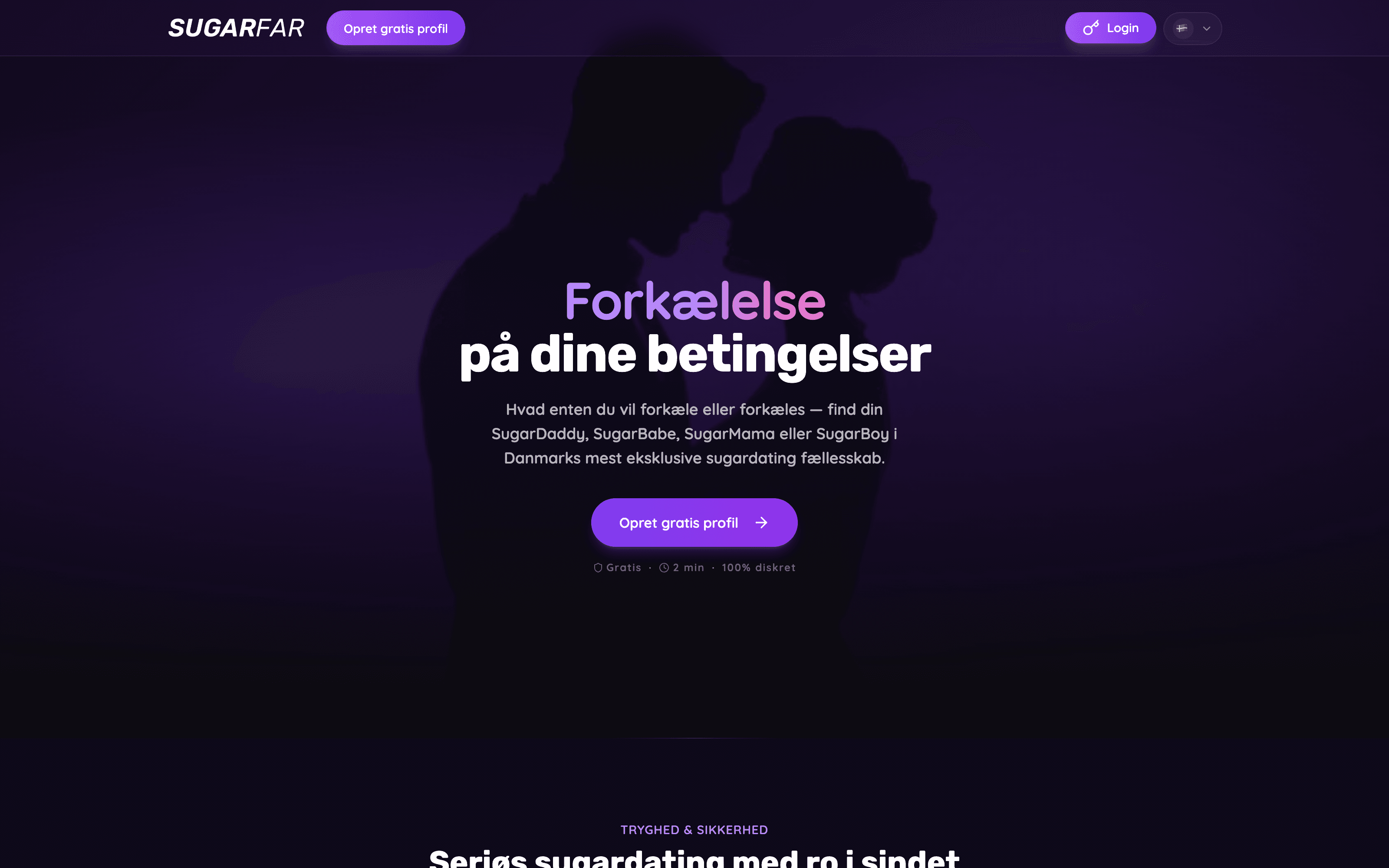 Sugarfar — skærmbillede